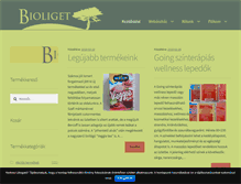 Tablet Screenshot of bioliget.hu